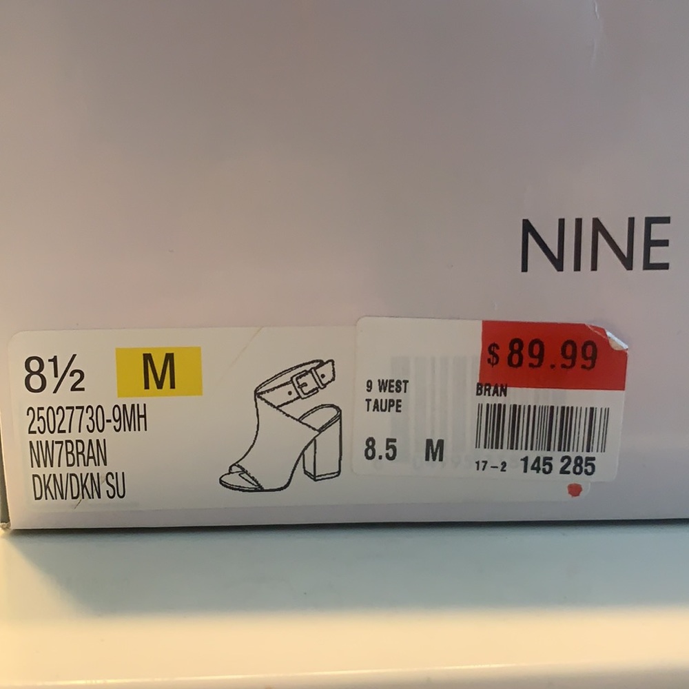 Open toed heels by Nine West - Picture 6 of 6